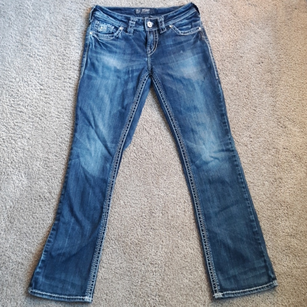 Silver jeans